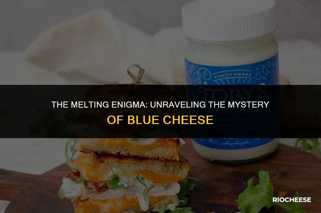 does blue cheese melt