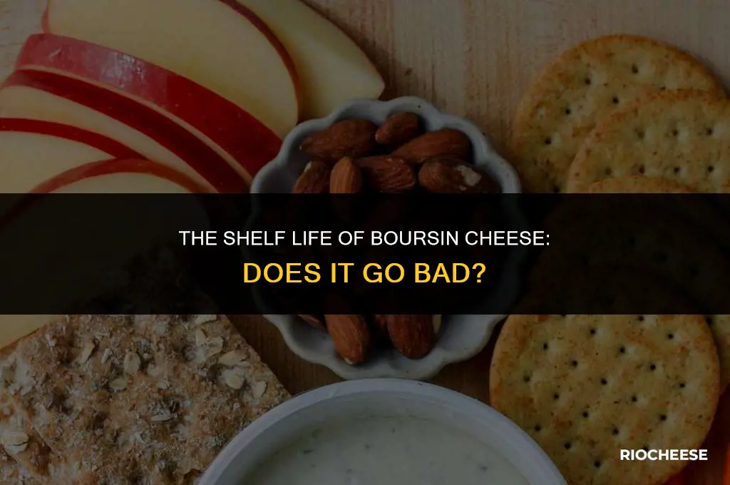 does boursin cheese go bad