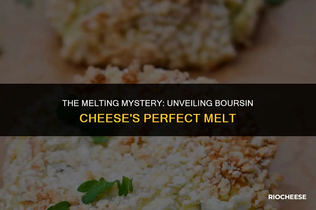 does boursin cheese melt