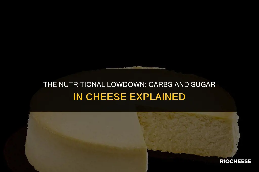 does cheese have carbs or sugar