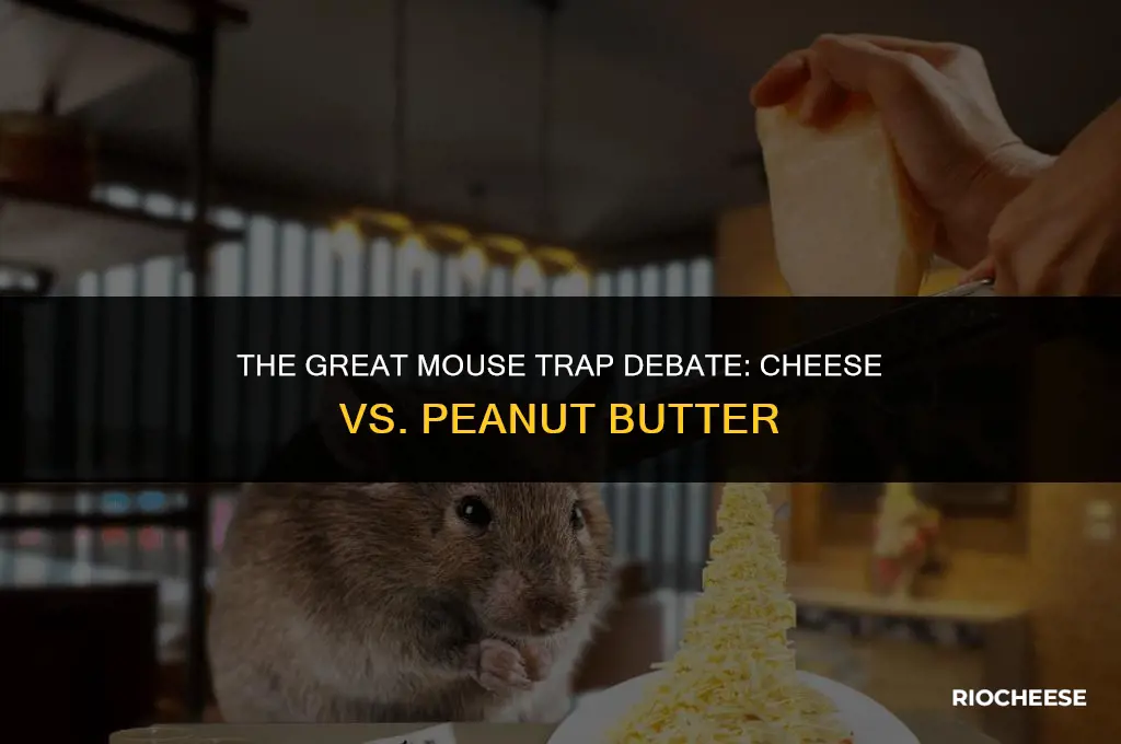 does cheese or peanut butter work best for mouse traps