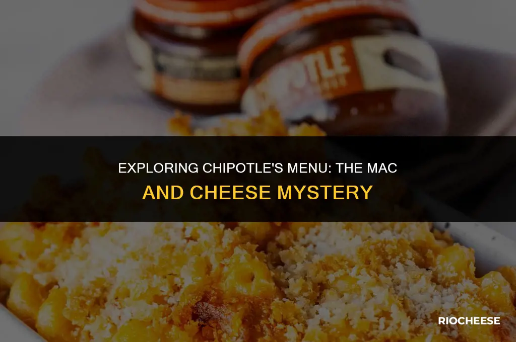 does chipotle have mac and cheese
