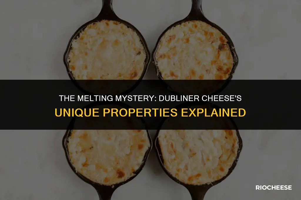 does dubliner cheese melt