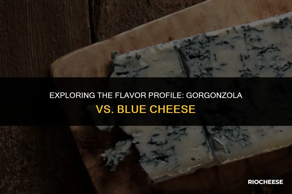 does gorgonzola taste like blue cheese