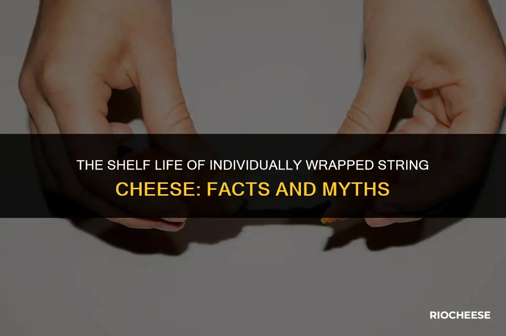 does individually wrapped string cheese go bad