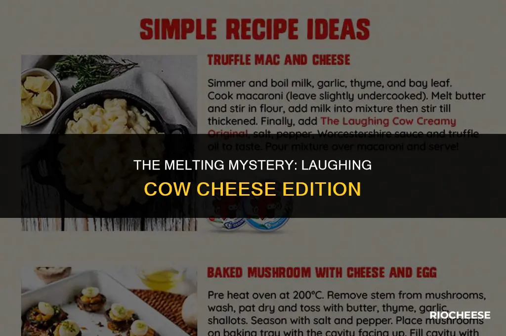 does laughing cow cheese melt