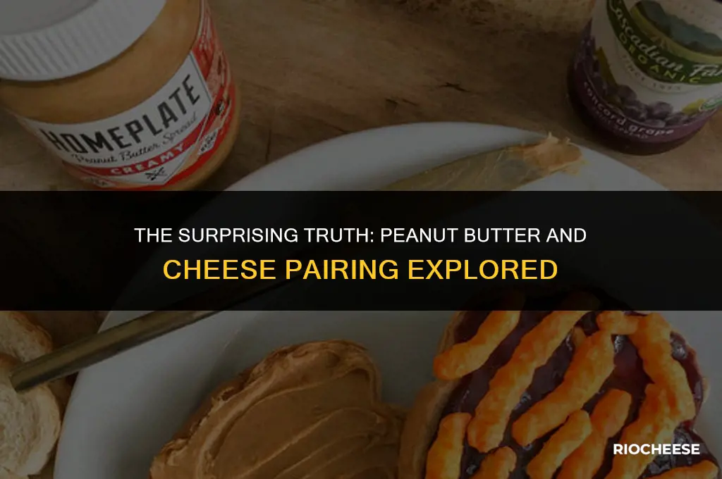 does peanut butter and cheese go together