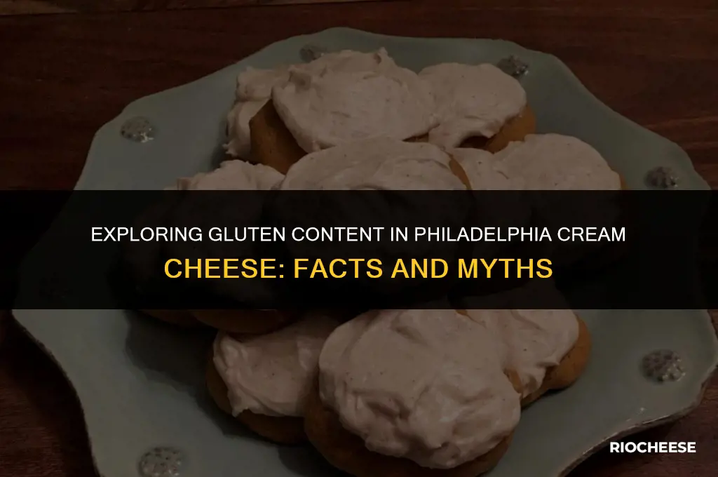 does philadelphia cream cheese have gluten