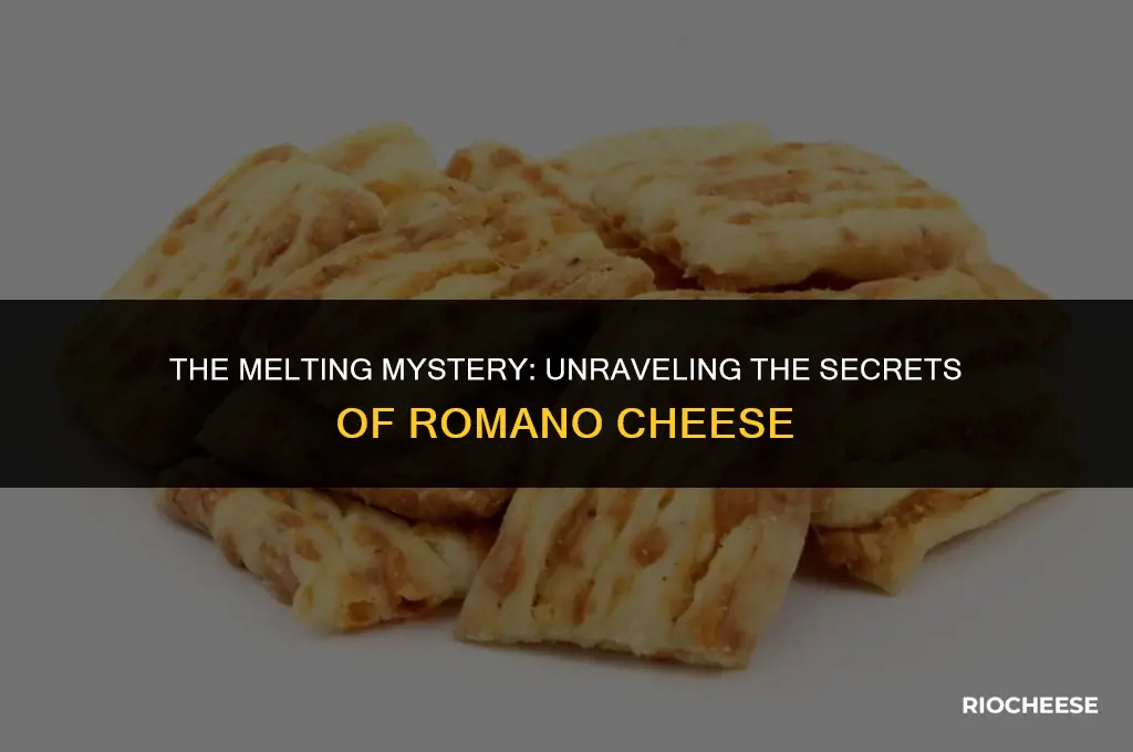 does romano cheese melt