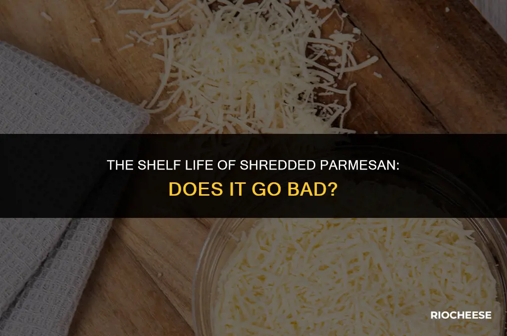 does shredded parmesan cheese go bad
