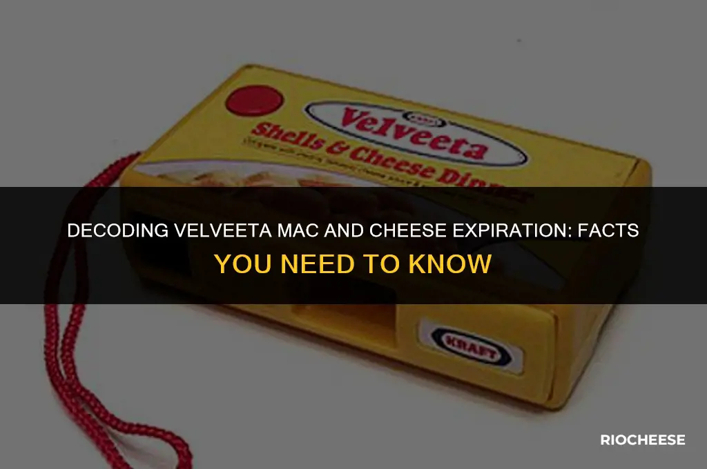 does velveeta mac and cheese expire