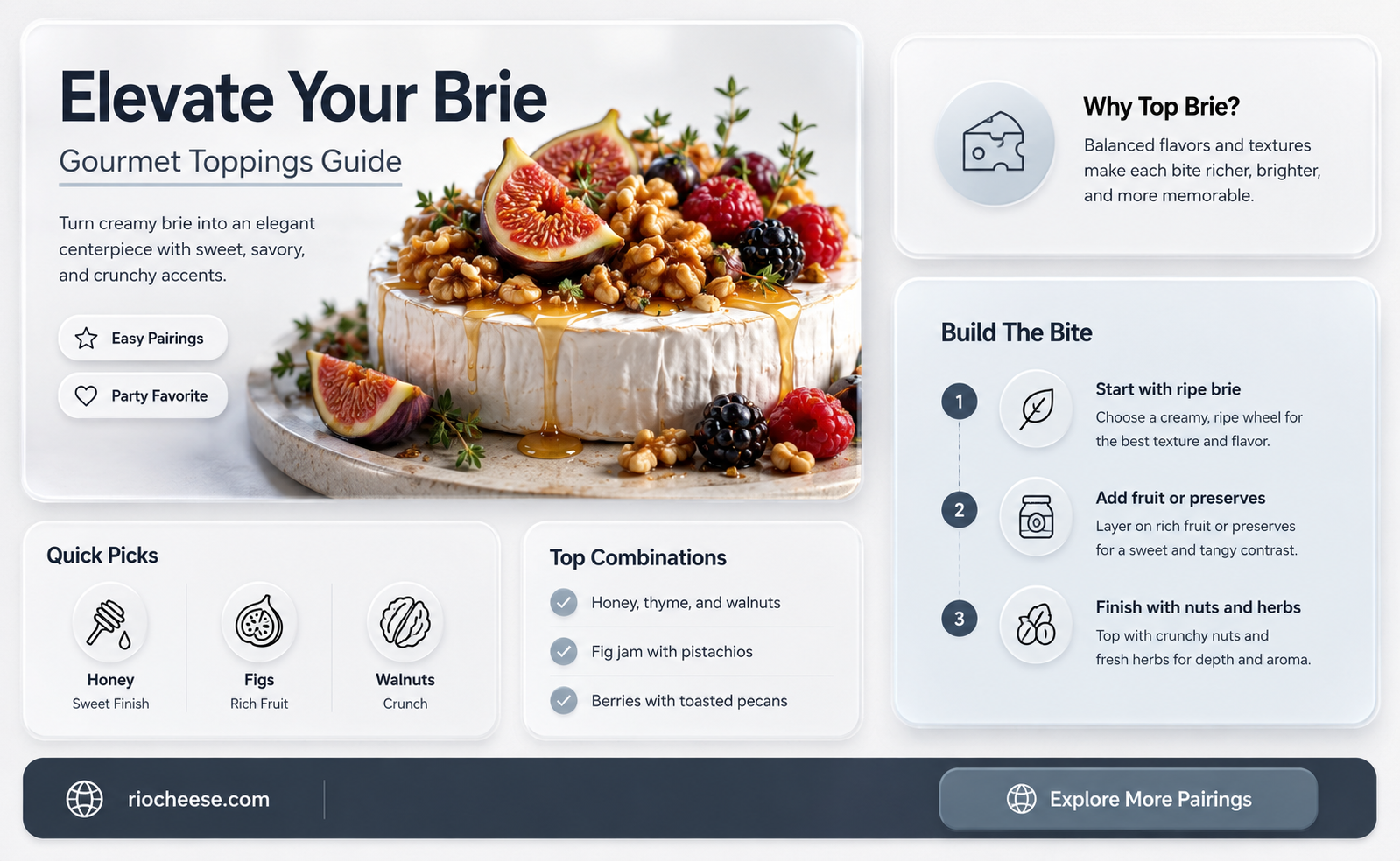 what to put on brie cheese