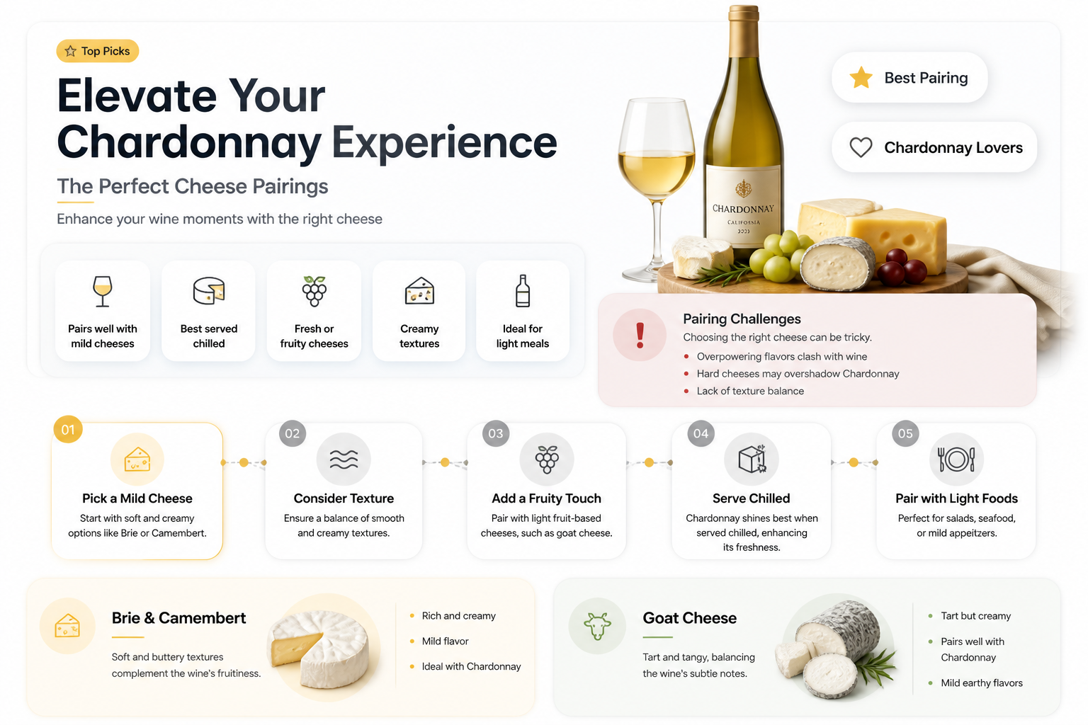 what cheese to pair with chardonnay