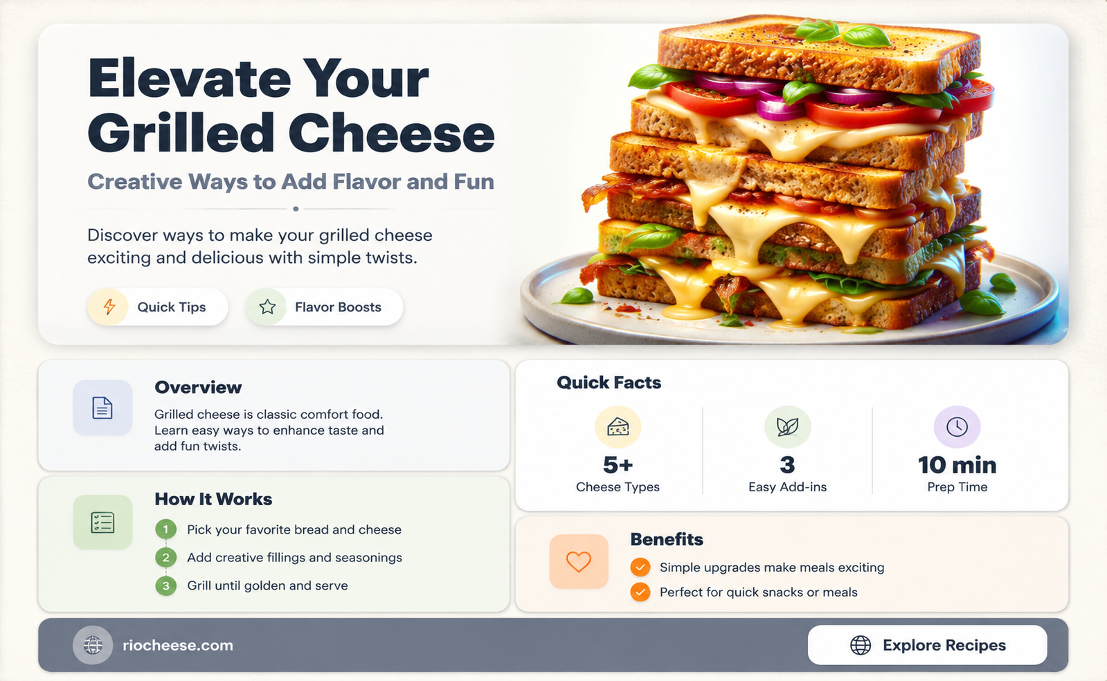how to spice up a plain grilled cheese