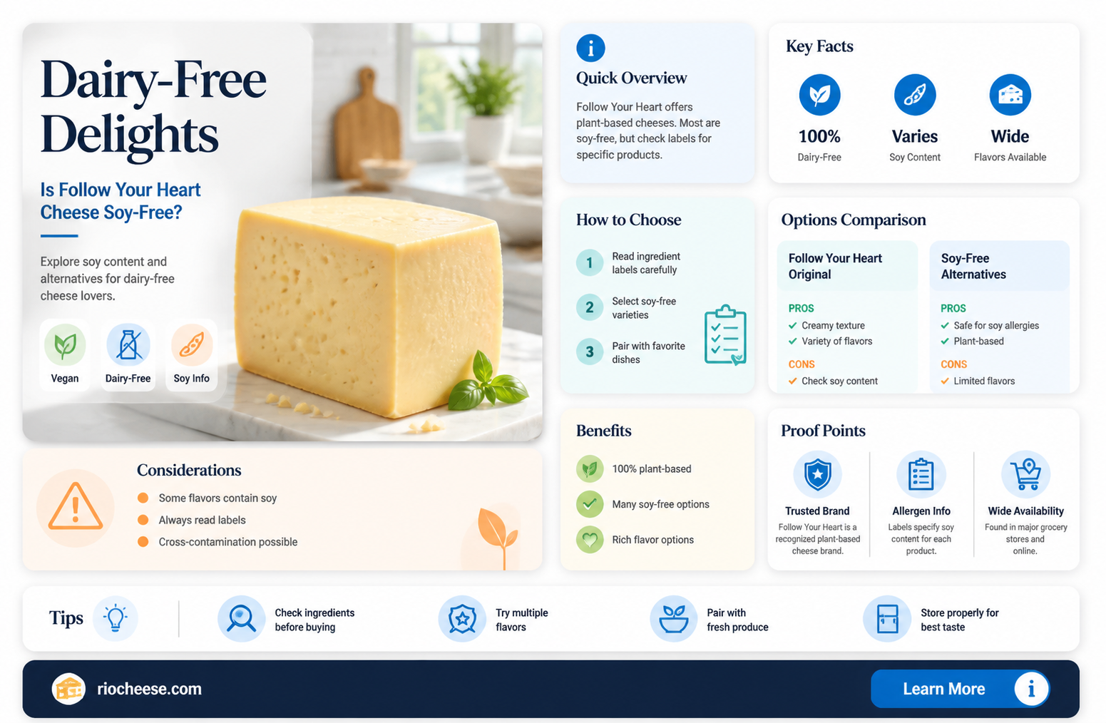 is follow your heart cheese soy free