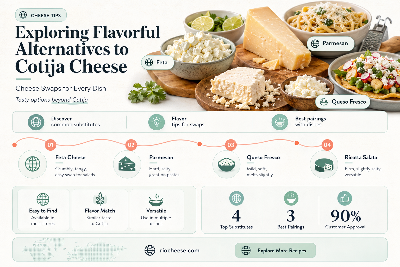 what to use instead of cotija cheese
