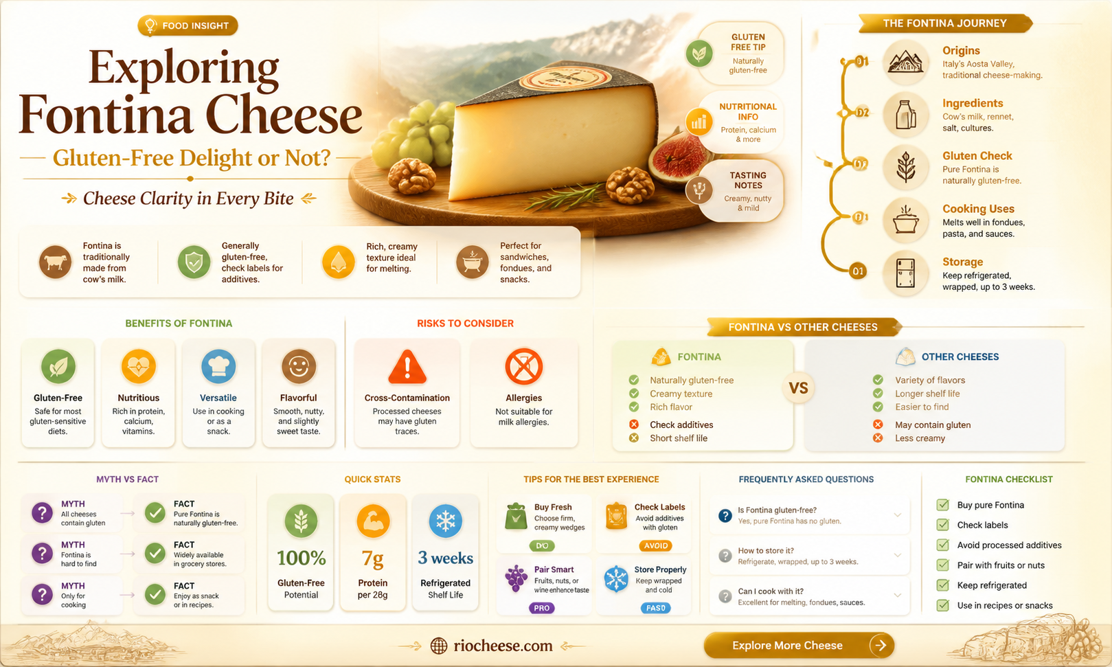 is fontina cheese gluten free