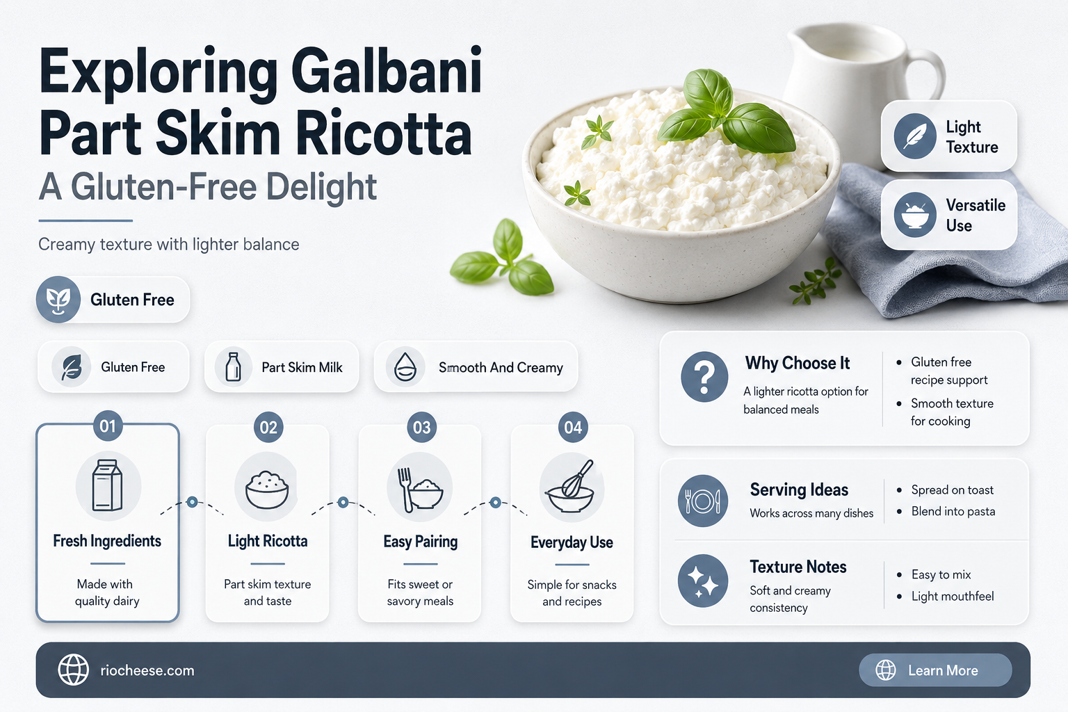 is galbani part skim ricotta cheese gluten free