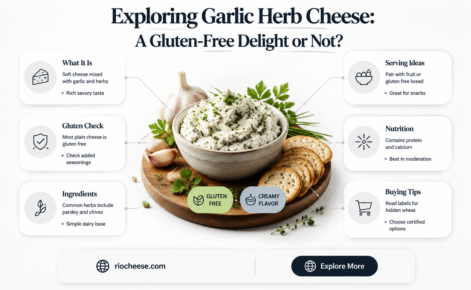 is garlic herb cheese cheese gluten free