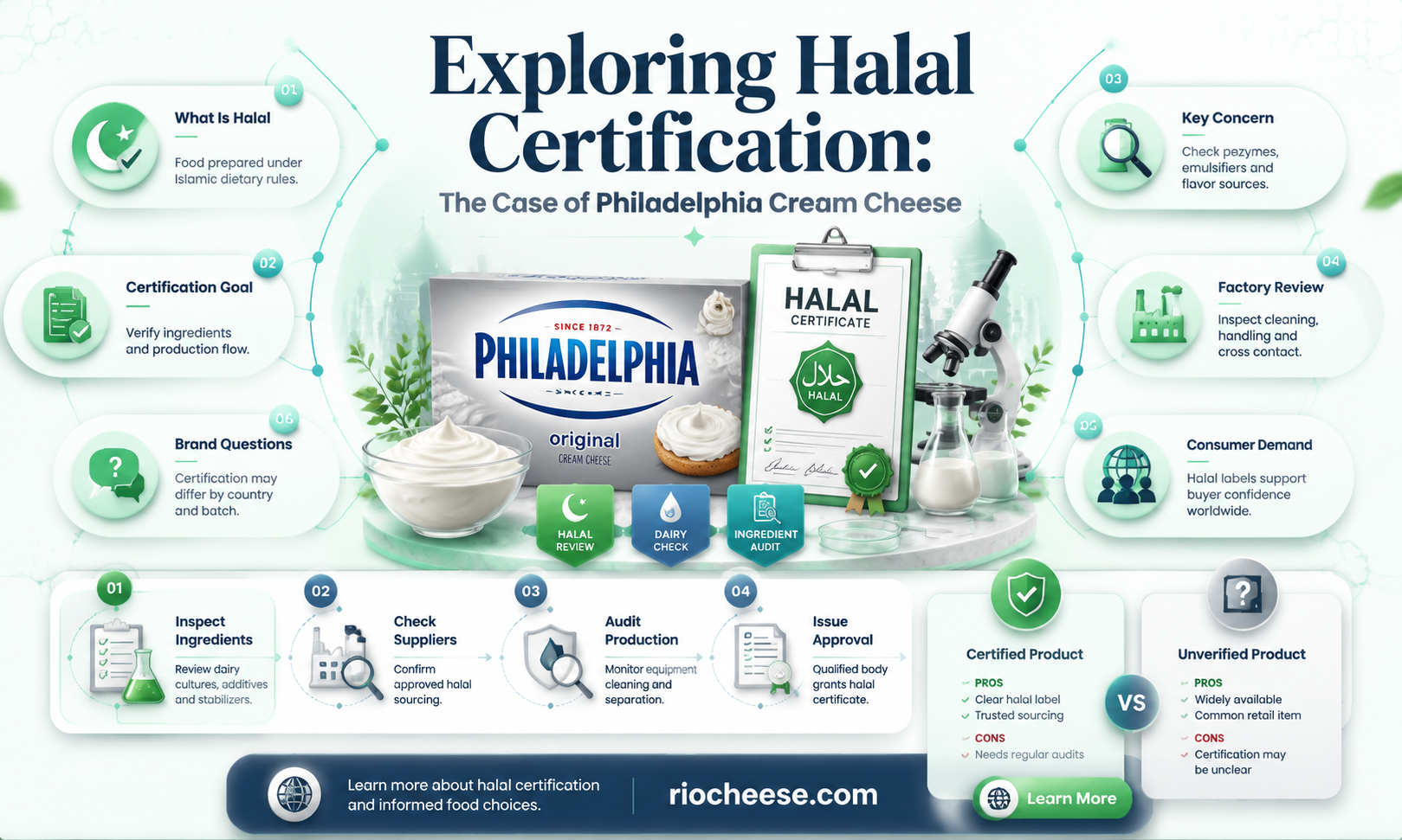 is philadelphia cream cheese halal