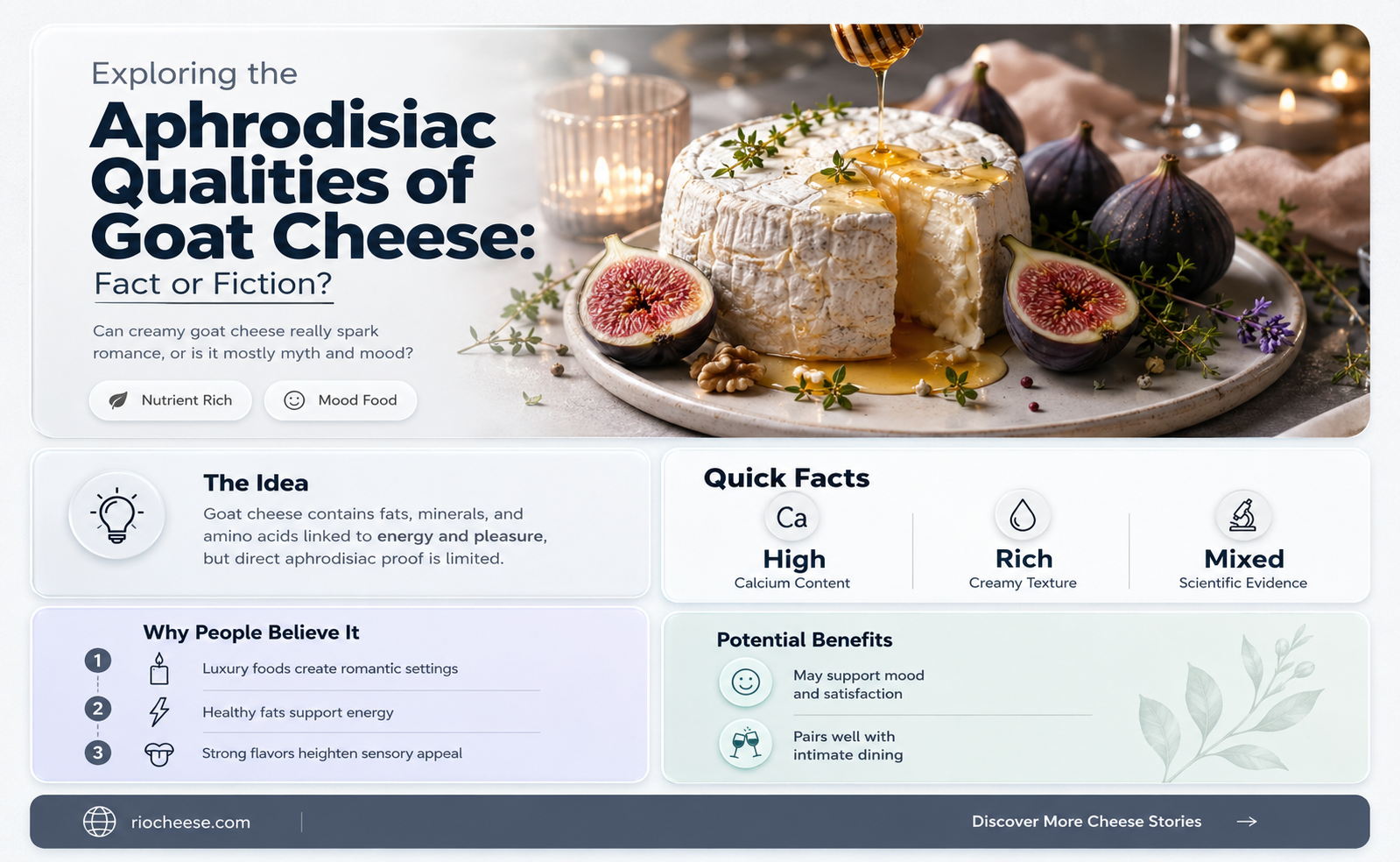 is goat cheese an aphrodisiac