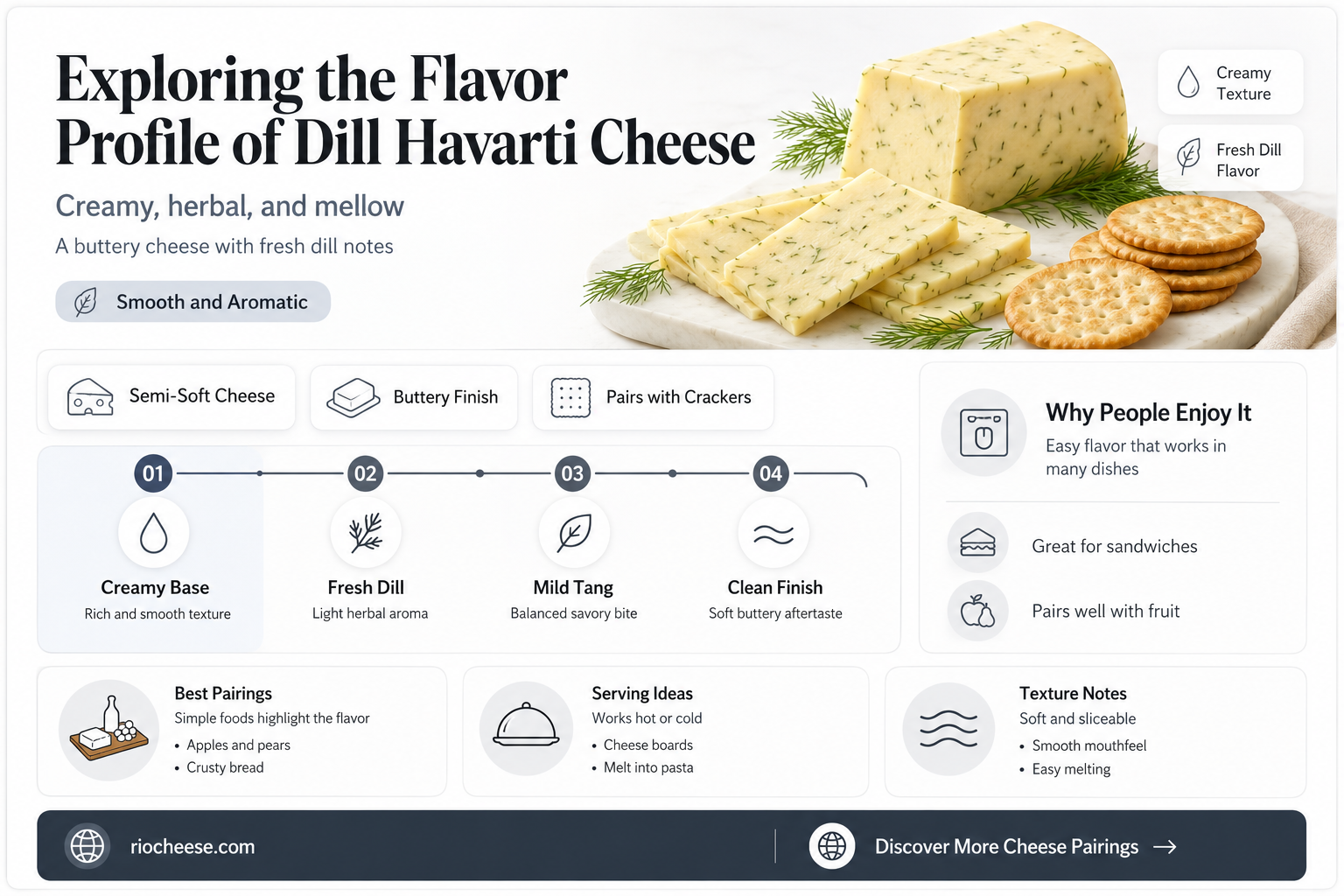 what does dill havarti cheese taste like
