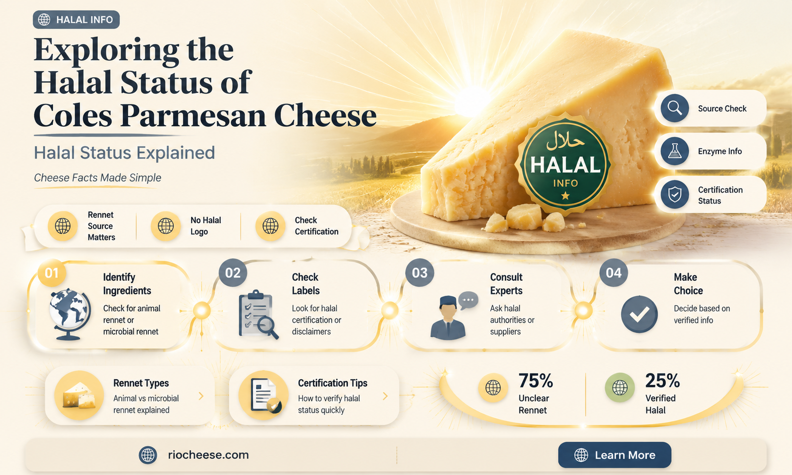 is coles parmesan cheese halal