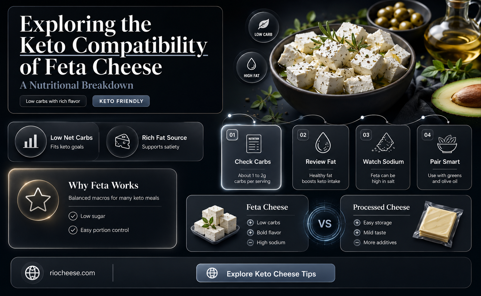 is feta cheese keto friendly