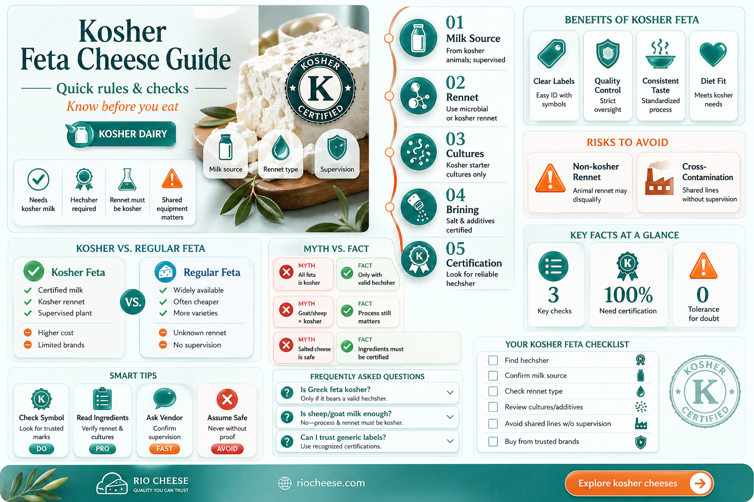 is feta cheese kosher