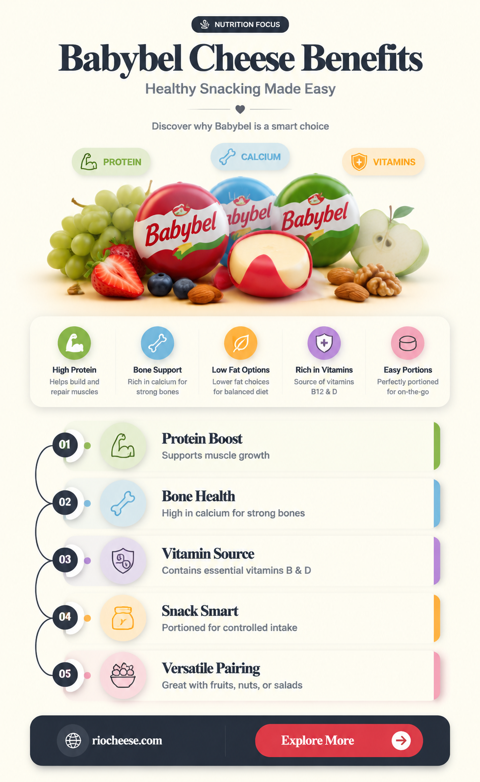 are babybel cheeses healthy