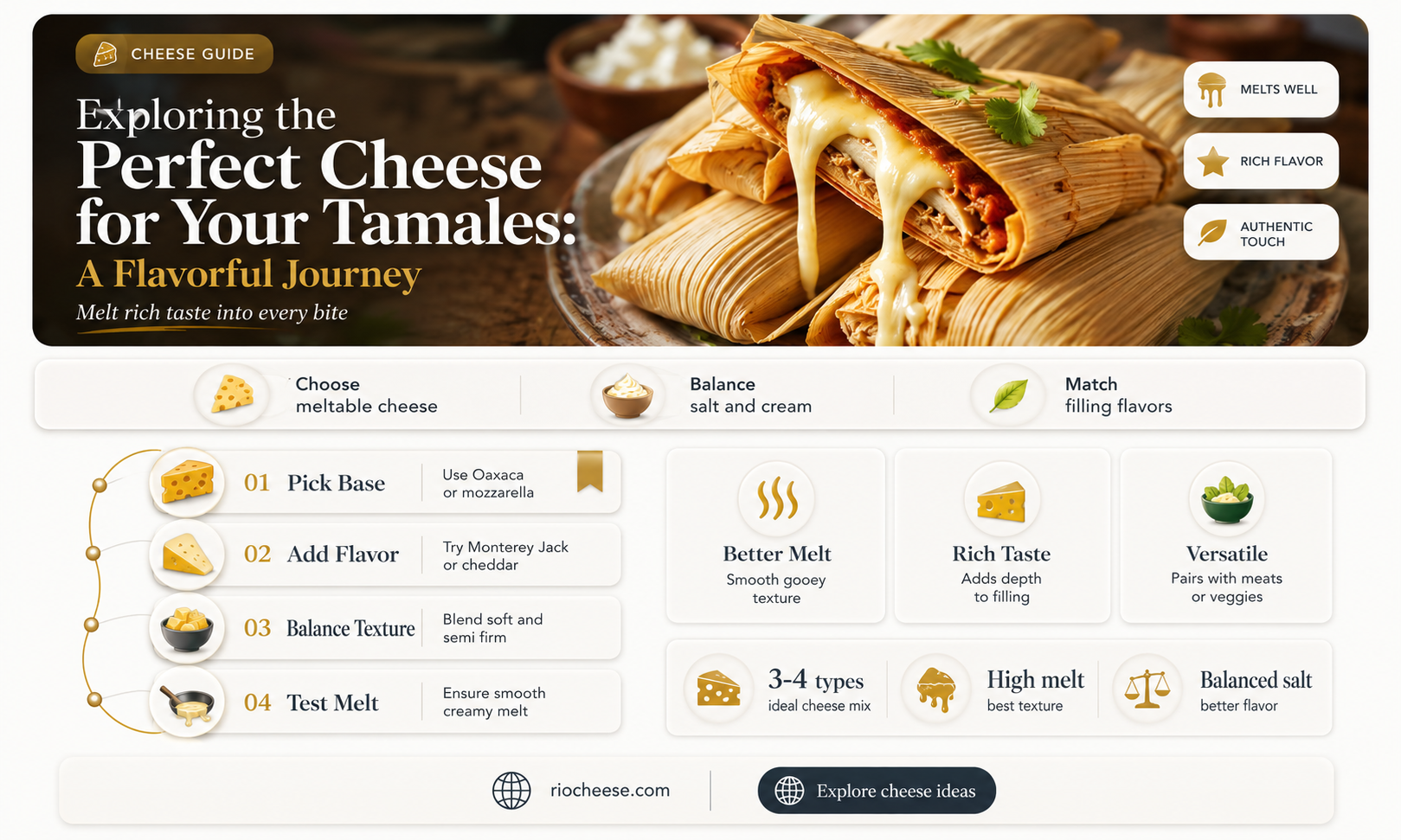 what kind of cheese for tamales