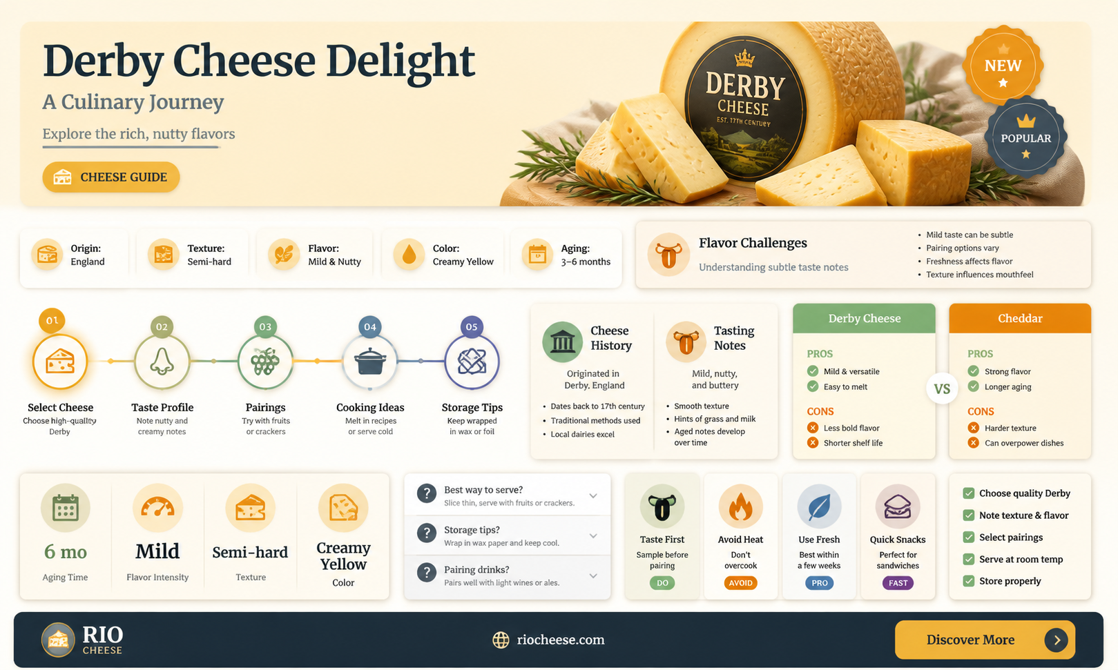 what does derby cheese taste like