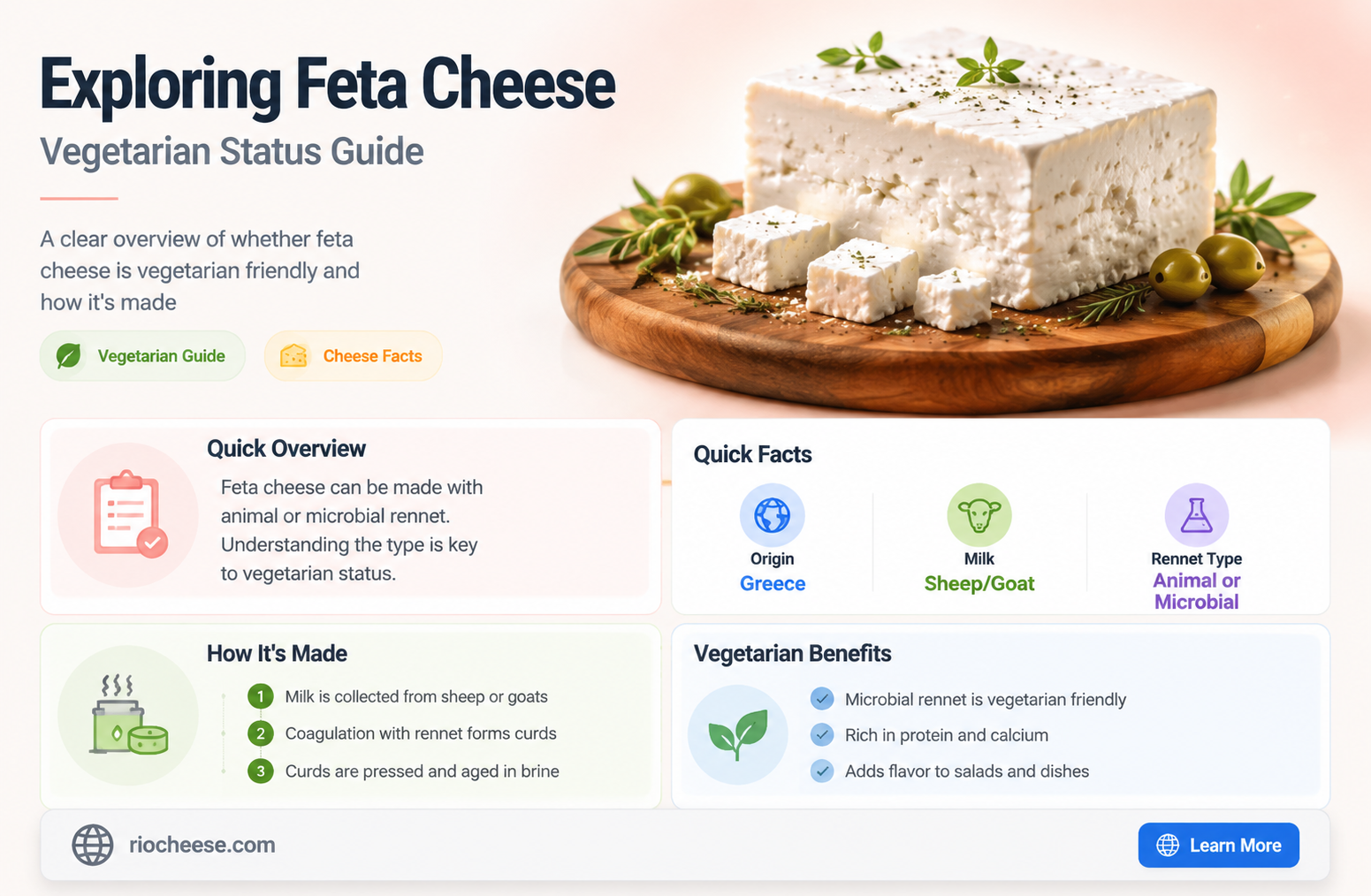 is feta cheese vegetarian
