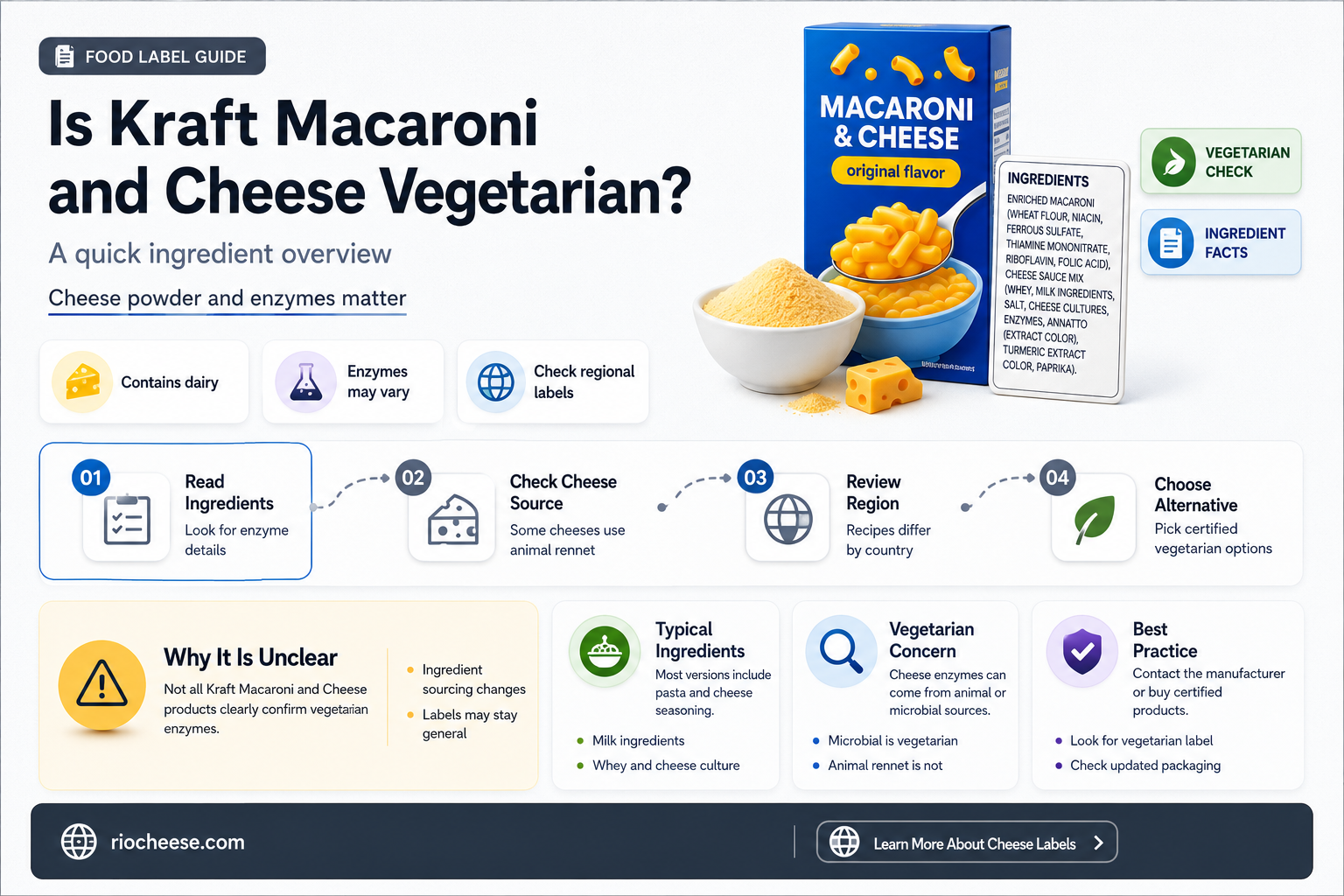 is kraft macaroni and cheese vegetarian