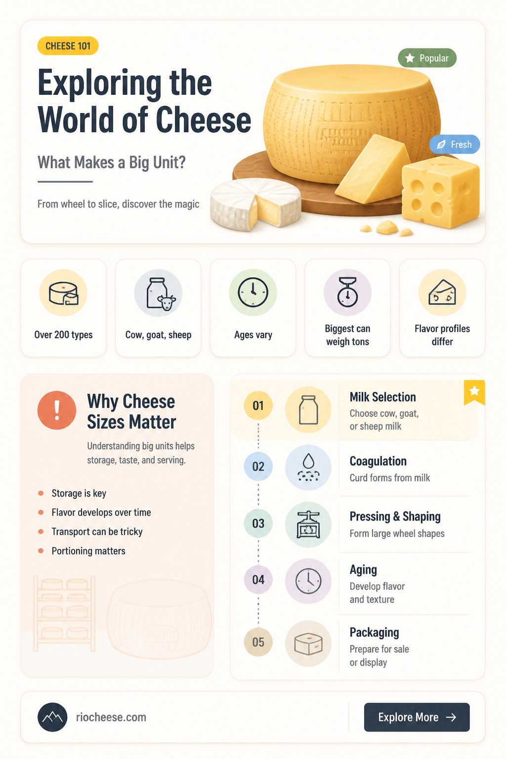 what is a big unit of cheese