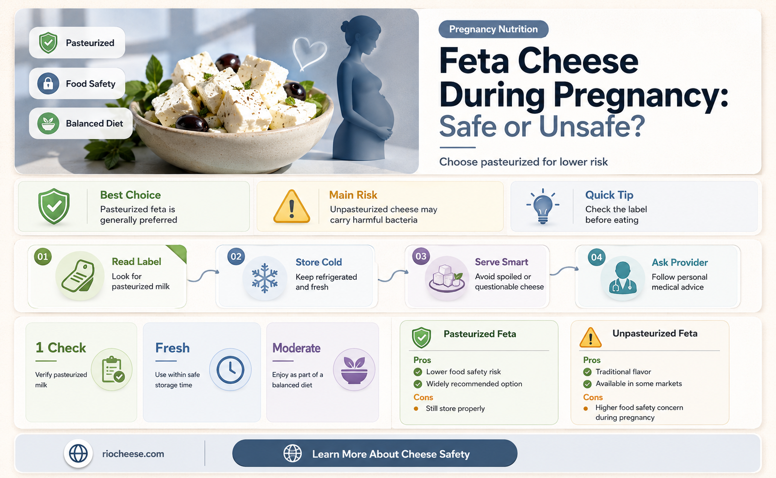 can you feta cheese when pregnant
