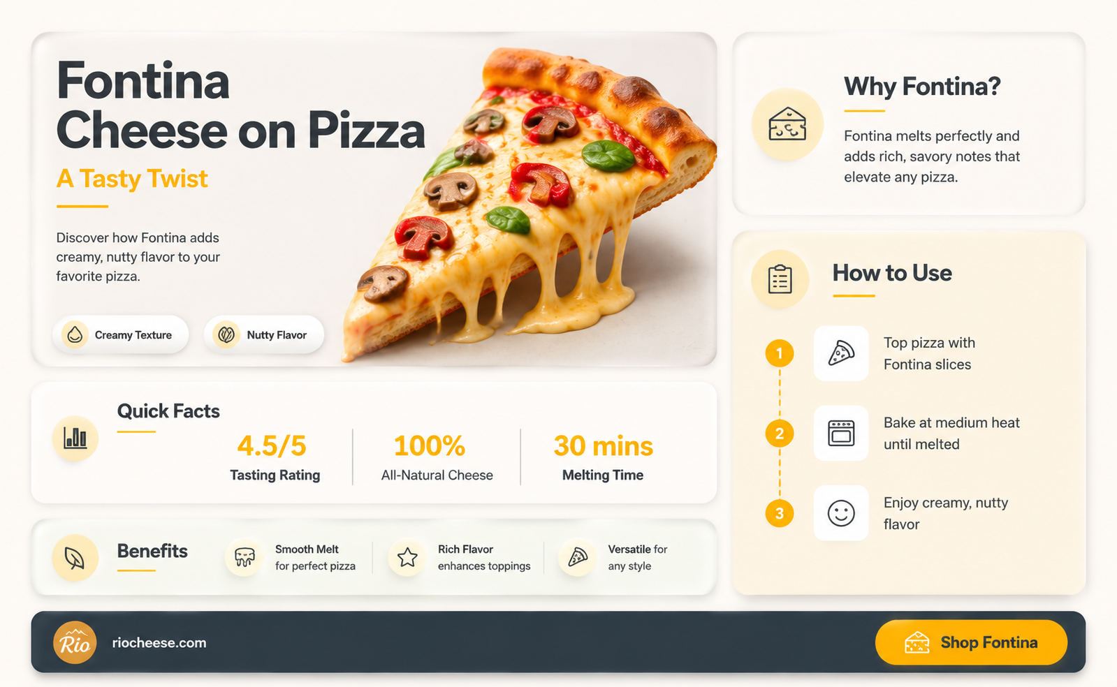 can you use fontina cheese on pizza