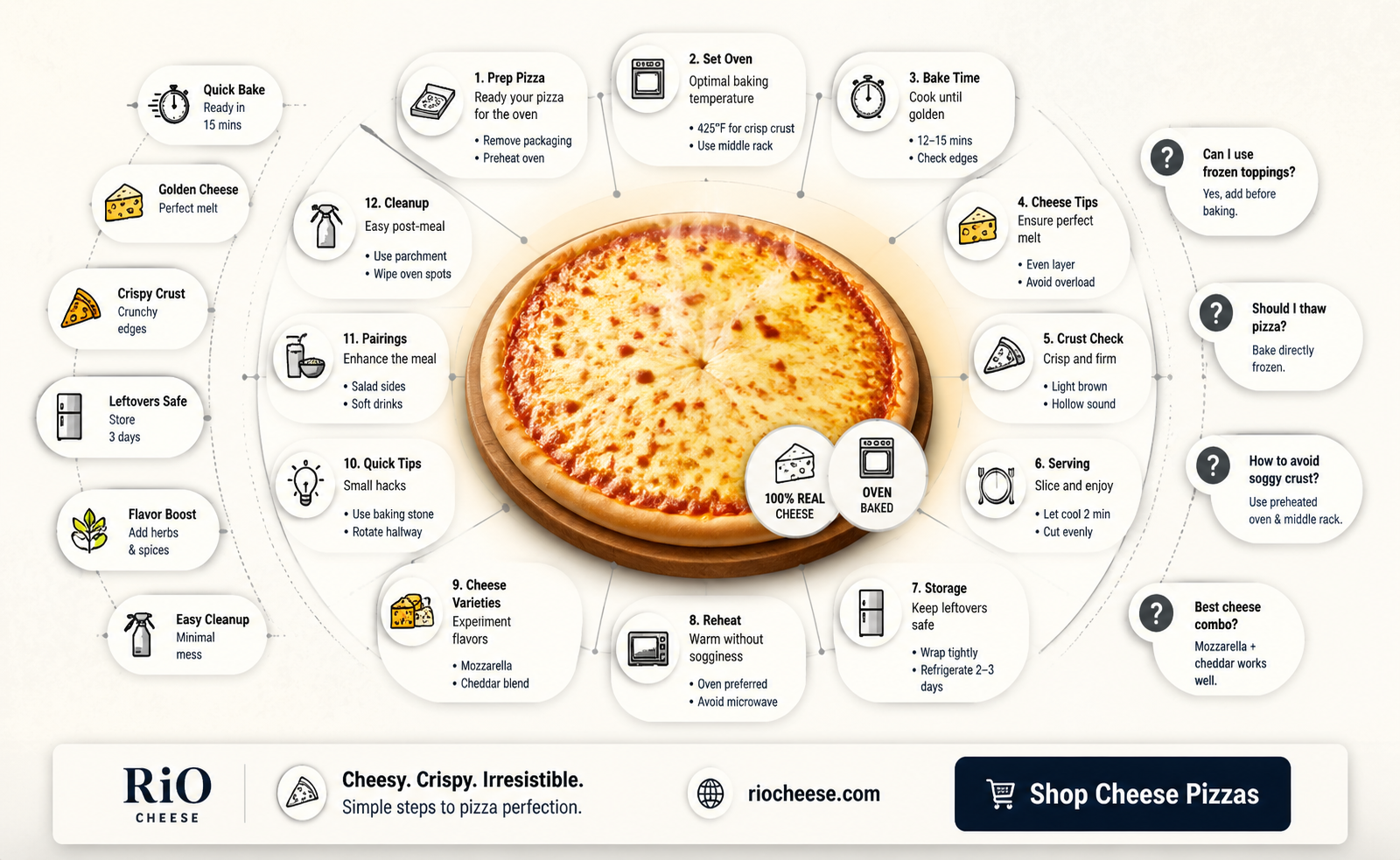 how to cook frozen cheese pizza