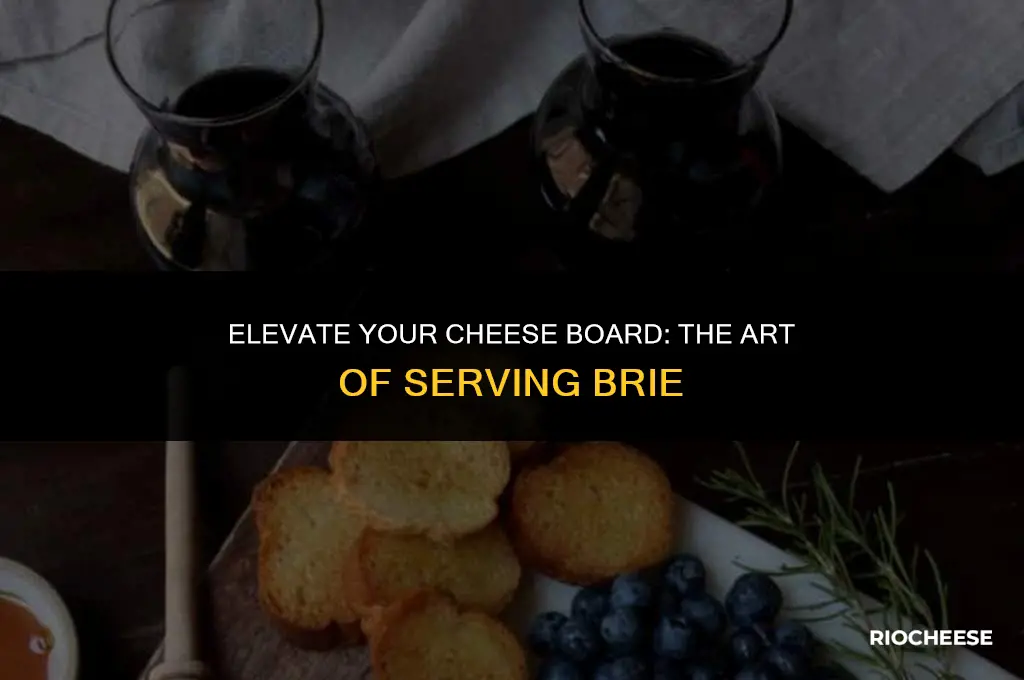 how best to serve brie cheese
