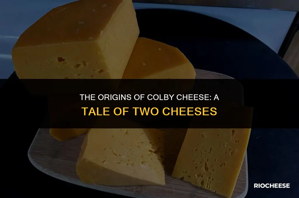 how did colby cheese get its name