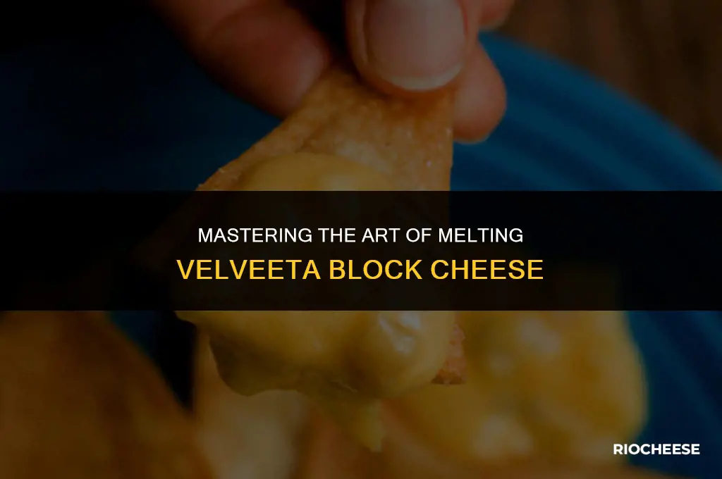 how do you melt velveeta block cheese
