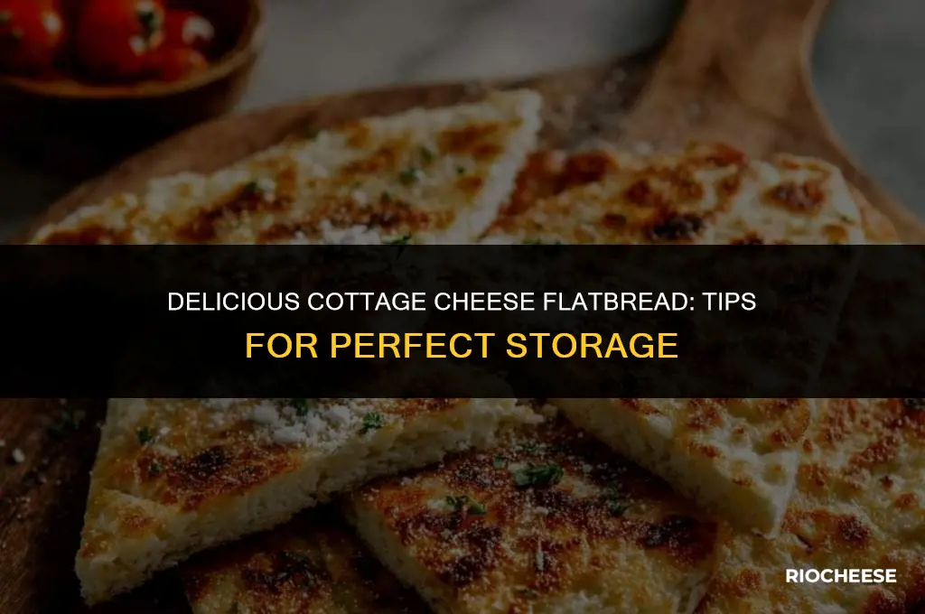 how do you store cottage cheese flatbread