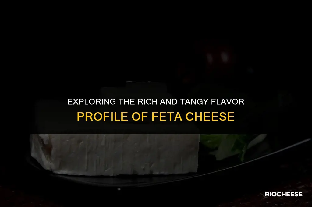how does feta cheese taste
