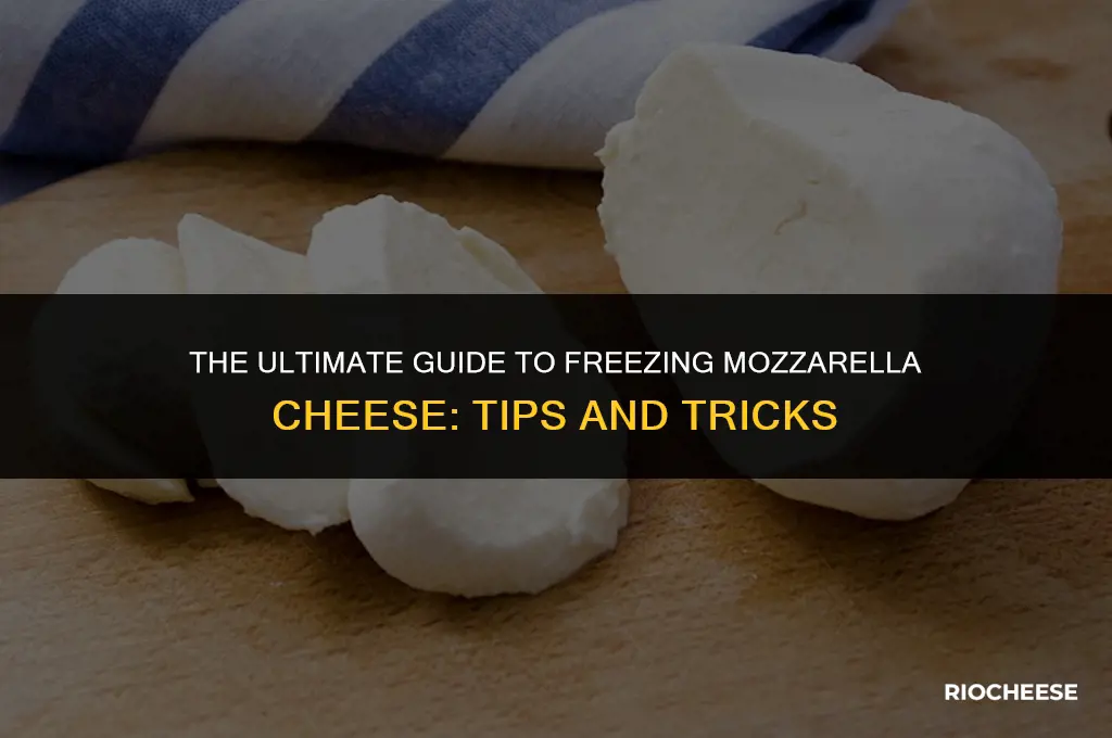 how long can i freeze mozzarella cheese