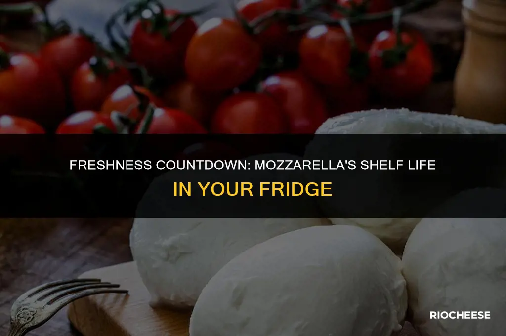 how long can i keep mozzarella cheese in the fridge