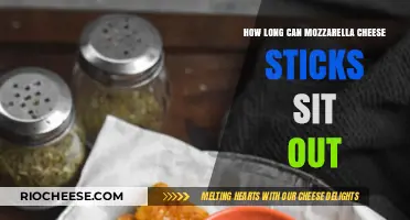 Mozzarella Cheese Sticks: Safe Storage and Serving Tips
