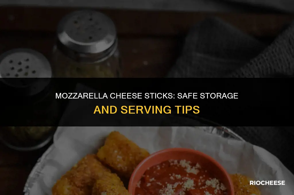 how long can mozzarella cheese sticks sit out