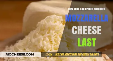 Maximizing Freshness: The Shelf Life of Opened Shredded Mozzarella Cheese