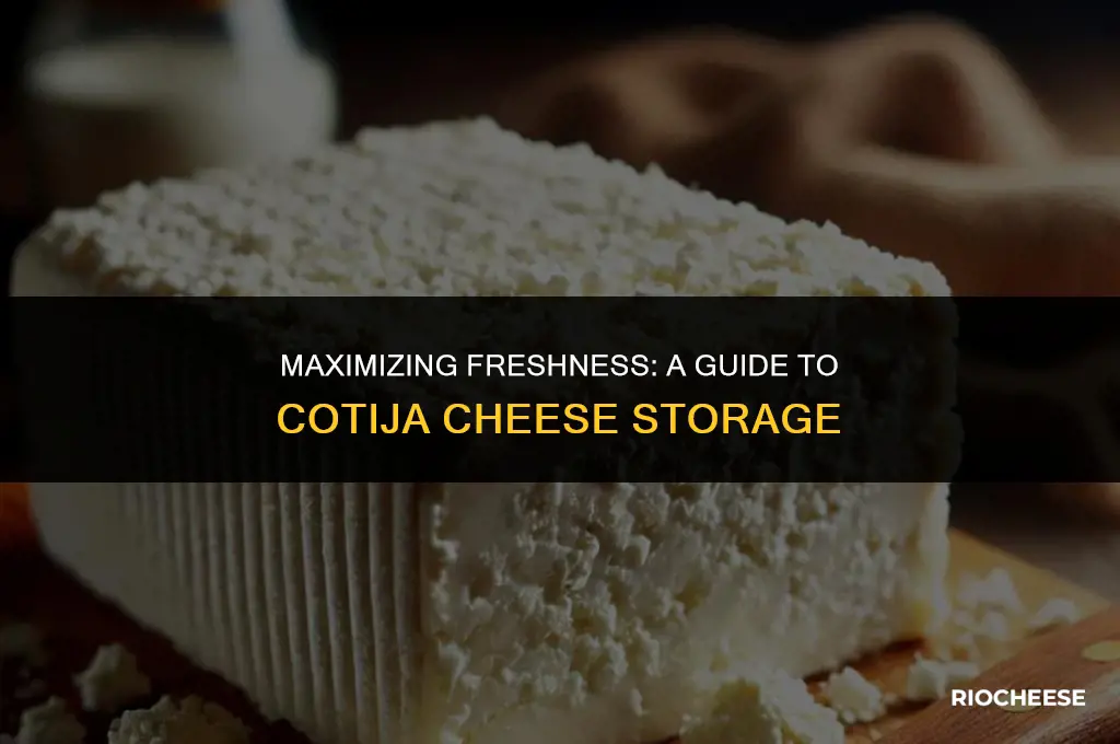 how long does cotija cheese last in the fridge