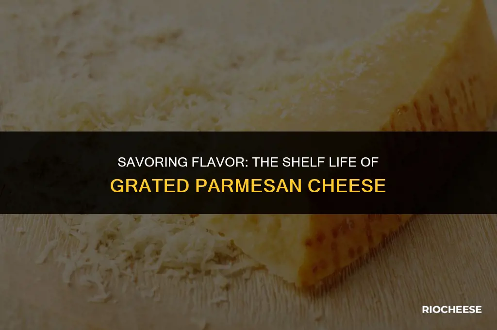 how long does grated parmesan cheese last